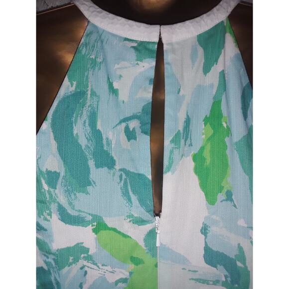 Lilly Pulitzer Sz 00 PEARL in First Impression Poolside Blue Dress Shift - Picture 5 of 7